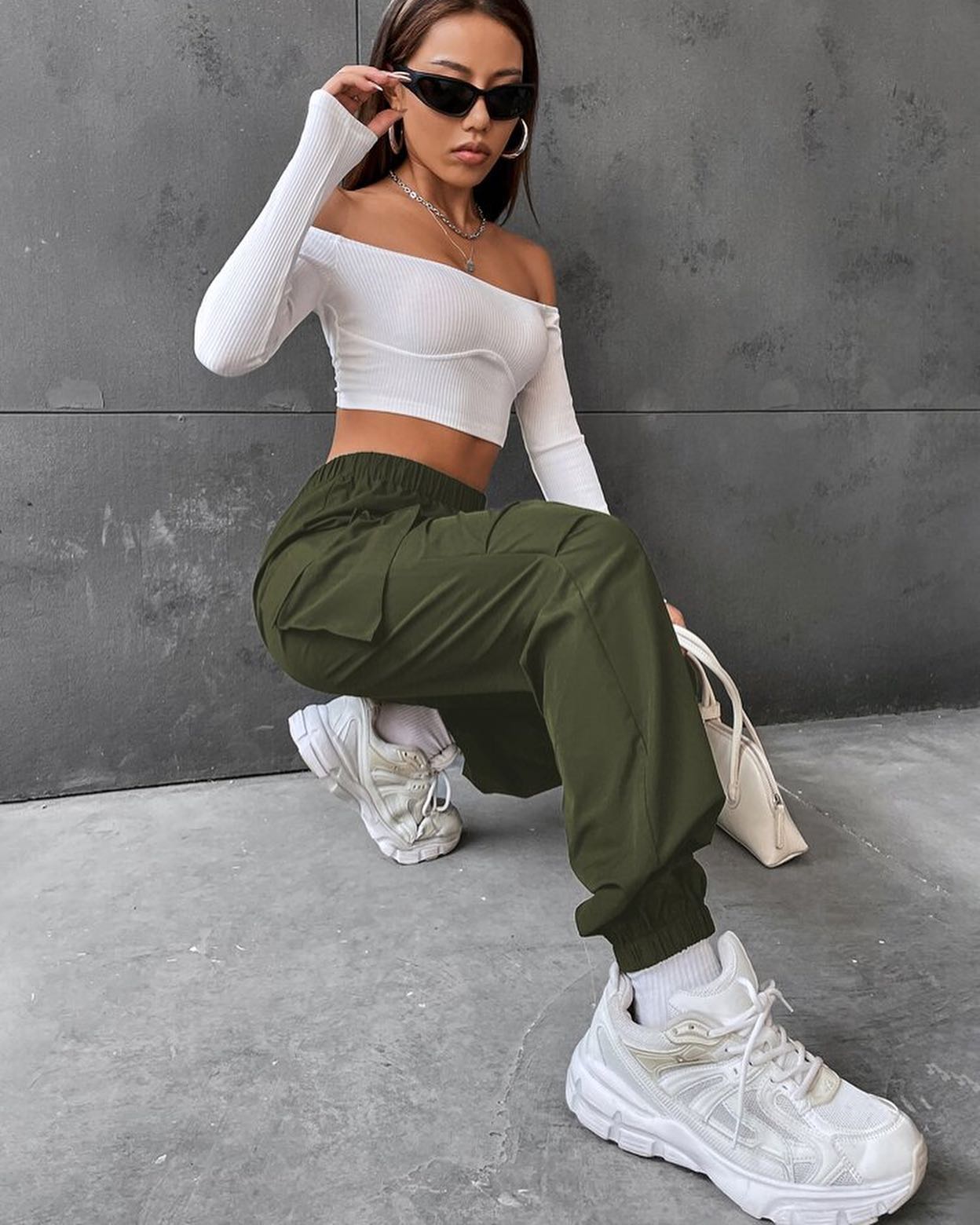 PETITE Flap Pocket Side Cargo