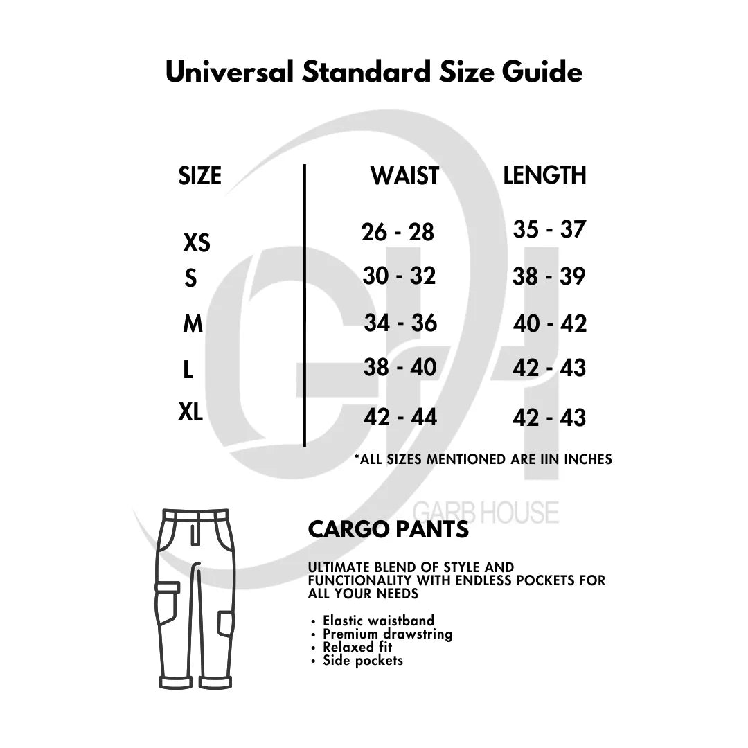 Flap Pocket Side Drawstring Waist Cargo