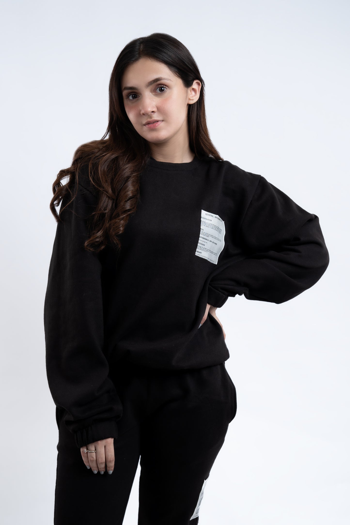 Black Patchwork Co-Ord Set