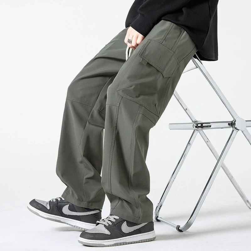 Casual Straight Cargo Pants