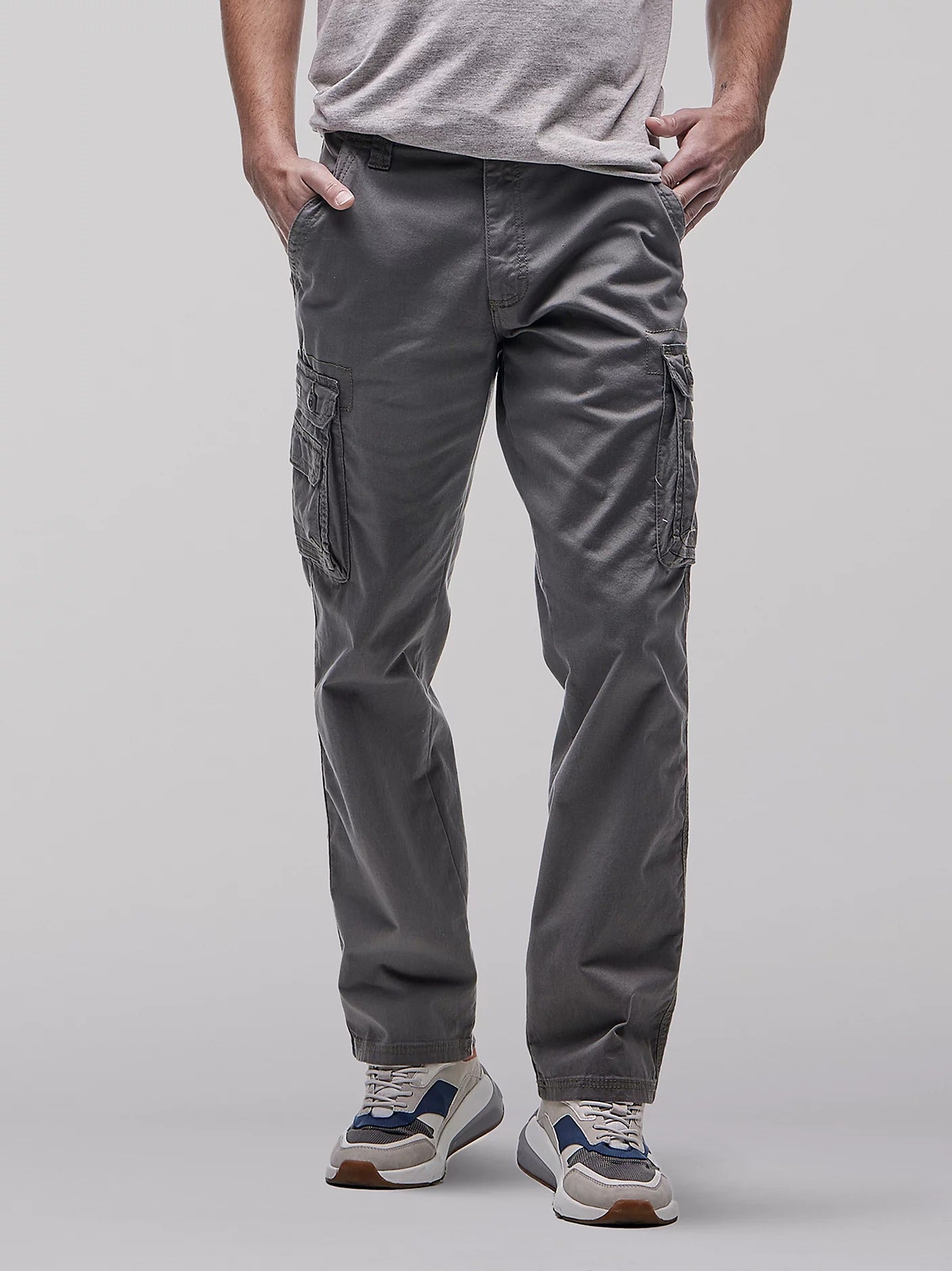 Relaxed Fit Cargo Twill Pant