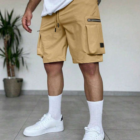 Men's Drawstring Waist Casual Shorts