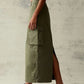 Urban Explorer Midi Skirt (Olive)