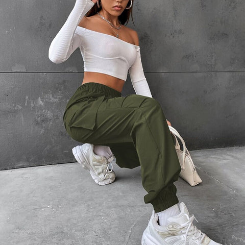 PETITE Flap Pocket Side Cargo