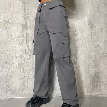 Flap Pocket Side Drawstring