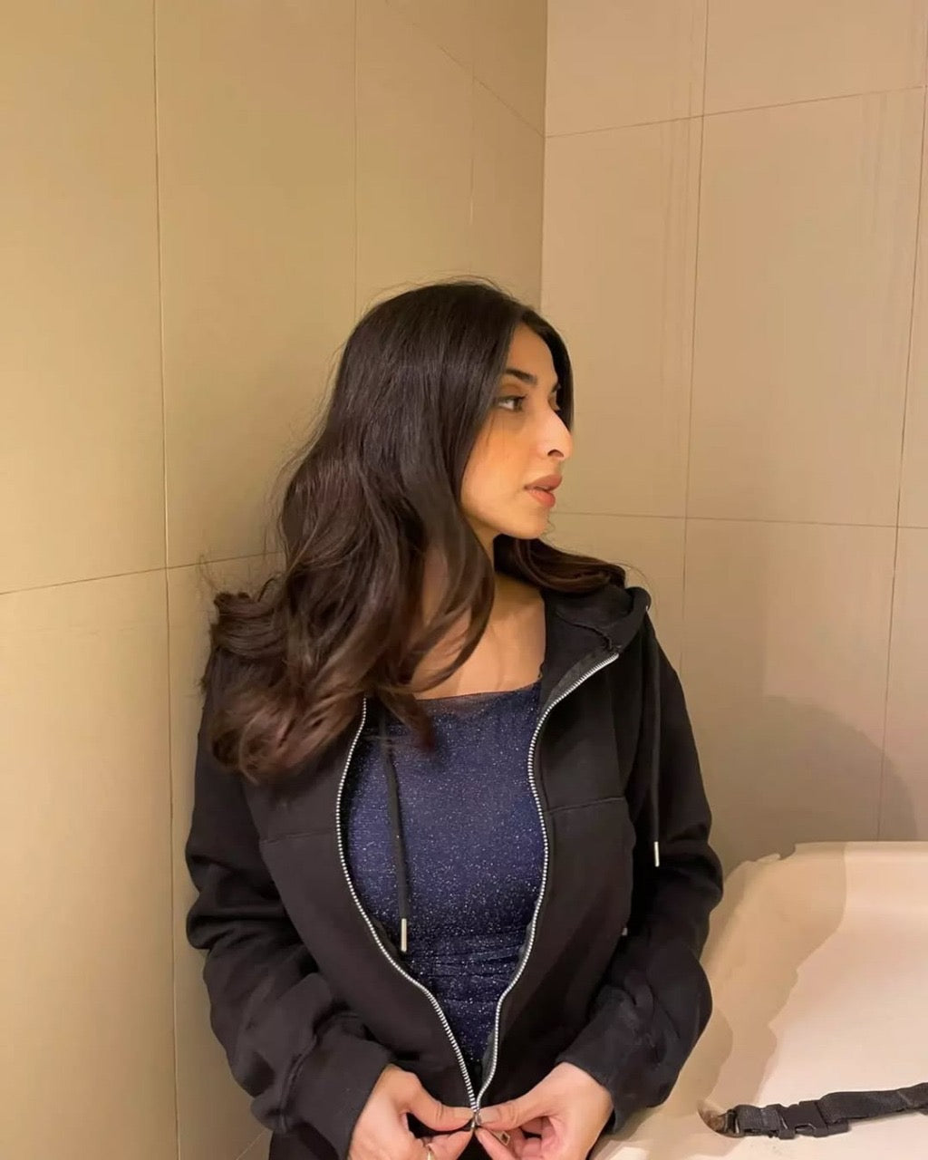 Crop hoodie