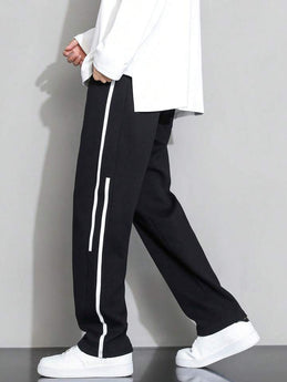 Contrast tape pant