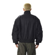 Bomber with silver zip