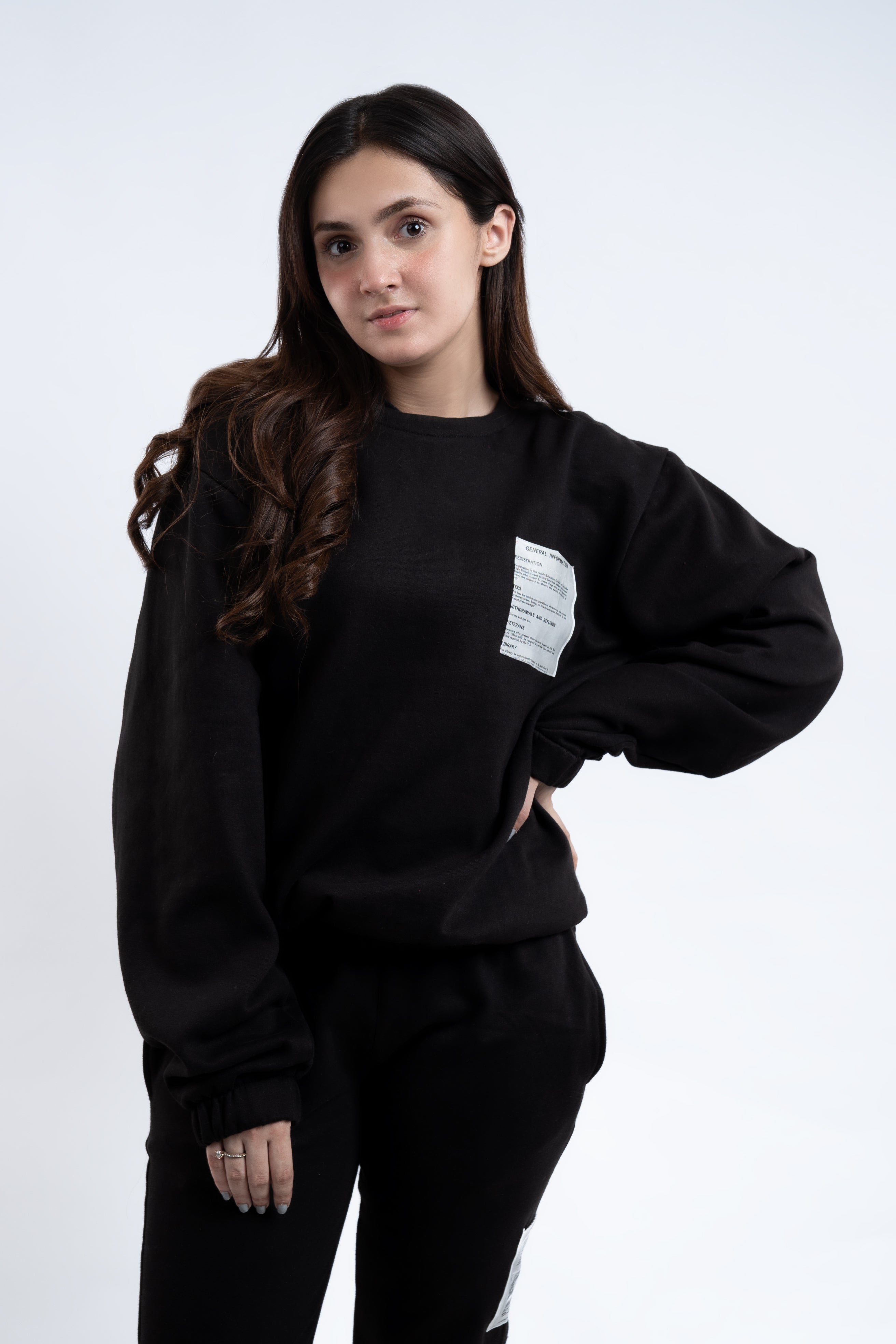 Black Patchwork Co-Ord Set