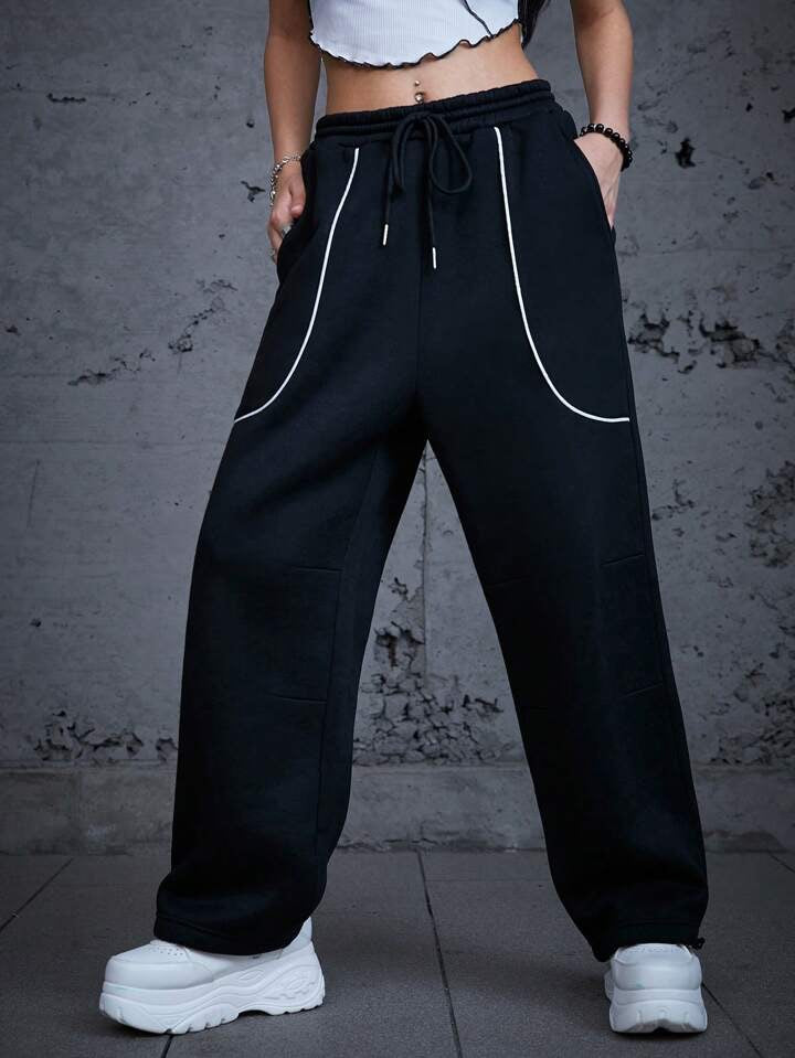 Casual Cotton Pants Regular Wear