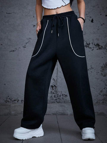 Casual Cotton Pants Regular Wear