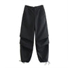 Basic Parachute Pants with Knee Line