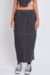 Urban Explorer Twill Skirt (Charcoal Grey)