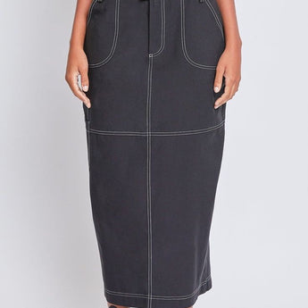 Urban Explorer Twill Skirt (Charcoal Grey)